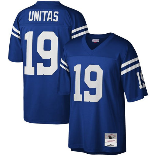 Men's Johnny Unitas Baltimore Colts Mitchell & Ness Legacy Replica Jersey - Royal - Pro Jersey Sports