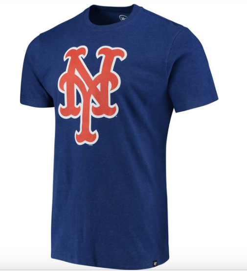 47 Brand Men's MLB New York Mets Fall Royal Club Tee