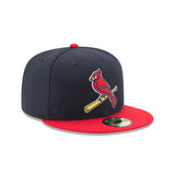 Men's St. Louis Cardinals New Era Navy/Red Game Authentic Collection Alternate 2 On-Field 59FIFTY Fitted Hat - Pro Jersey Sports