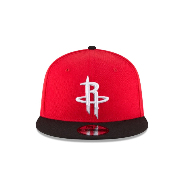 Men's Houston Rockets 2Tone Red/Black Team Color Snapback Hat