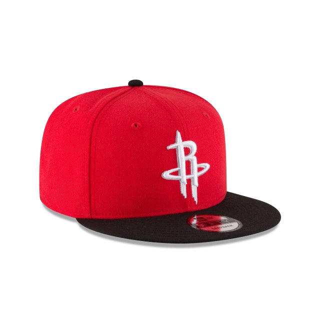 Men's Houston Rockets 2Tone Red/Black Team Color Snapback Hat