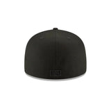Anaheim Angels Tonal Black On Black 59Fifty Fitted Hat - Pro Jersey Sports