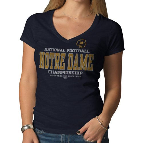 Notre Dame Fighting Irish 47 Brand Women's BCS National Championship Scrum T-Shirt