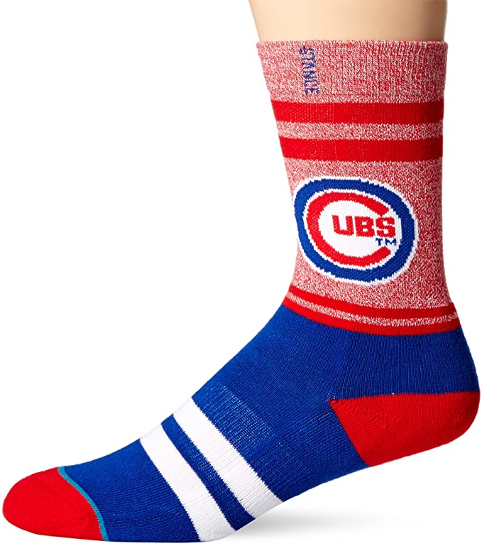 Chicago Cubs Adult Diamond Socks