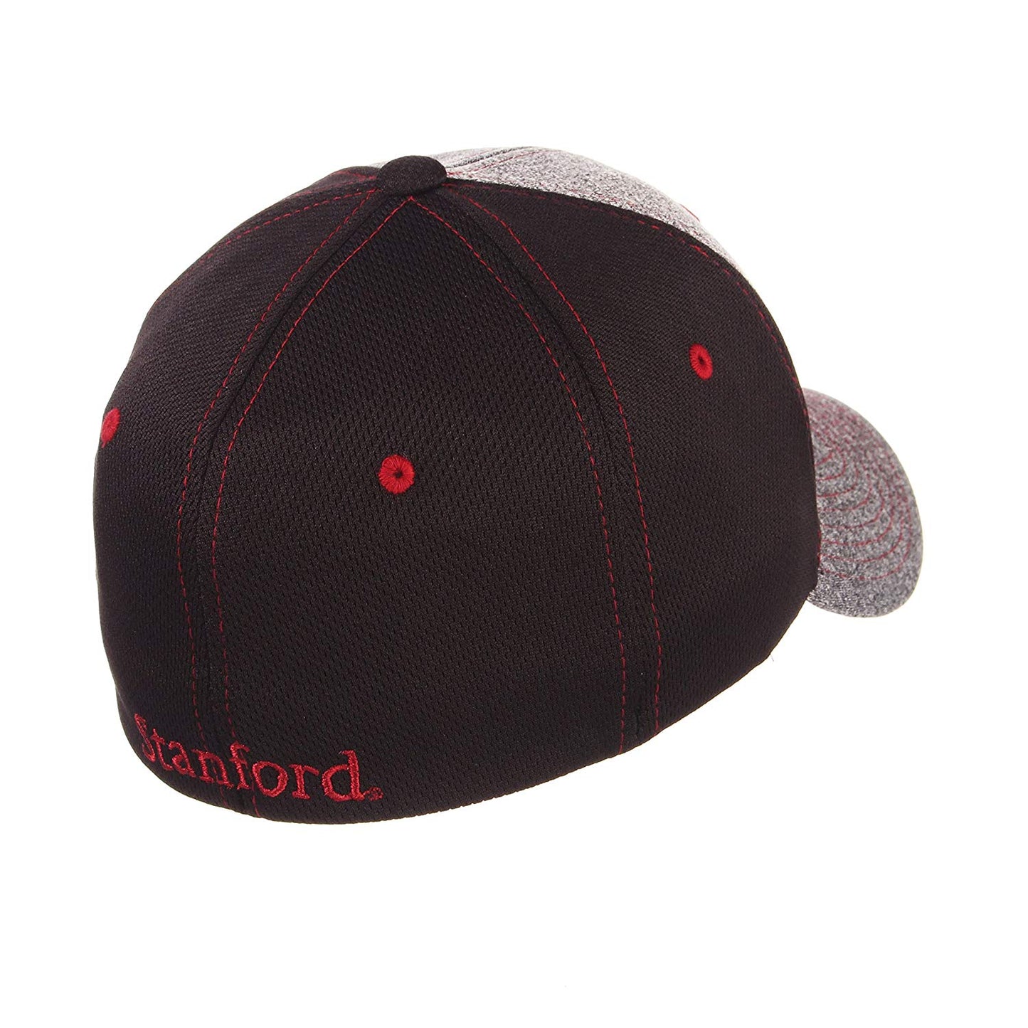 Stanford Cardinal Zephyr Graphite Two Tone Stretch Fit Hat