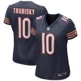 Women's Chicago Bears Mitchell Trubisky Nike Navy Game Jersey - Pro Jersey Sports