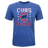 Youth Chicago Cubs Triple Play Triblend Tee - Pro Jersey Sports