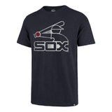 '47 Brand Men's Chicago White Sox MLB Navy Grit Vintage Scrum T-Shirt - Pro Jersey Sports