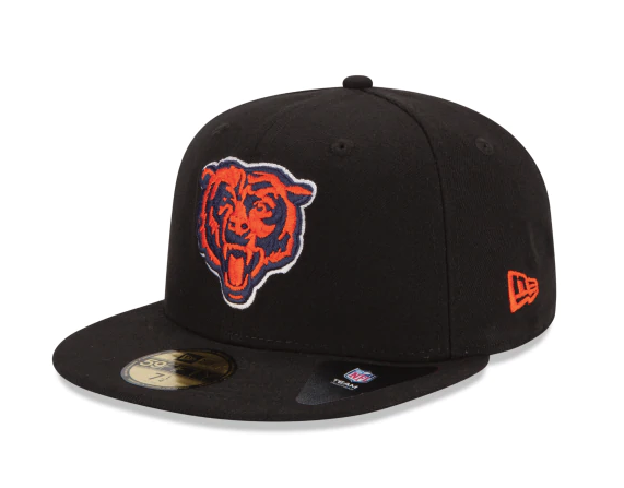 Chicago Bears League Black Basic 59Fifty Fitted Cap By New Era