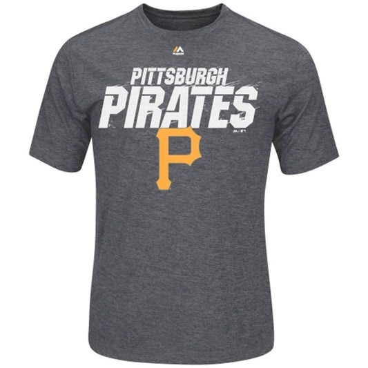 Pittsburgh Pirates Men's Winning Moment Gray Cool Base Synthetic T-Shirt