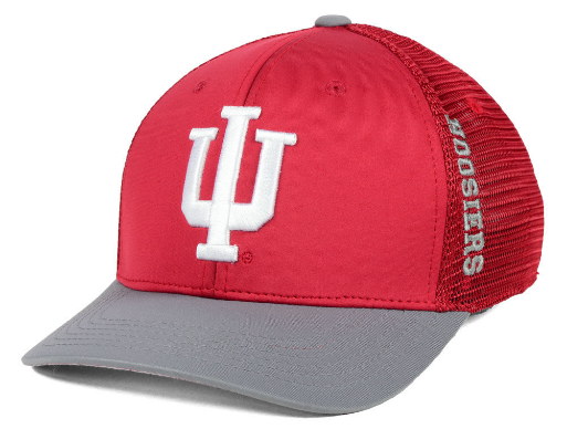 Mens Indiana Hoosiers Chatter One Fit Flex Fit Hat By Top Of The World