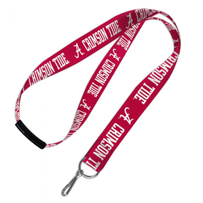 Alabama Crimson Tide Double Sided Lanyard With Detachable Buckle By Wincraft