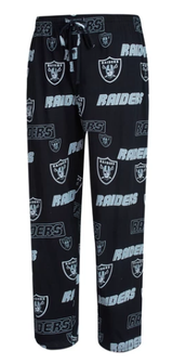 Men’s NFL Las Vegas Raiders Slide Knit Pajama Pants By Concepts Sport - Pro Jersey Sports