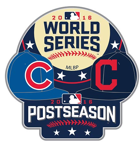 Chicago Cubs 2016 World Series Match Up Souvenir Pin