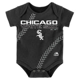 Chicago White Sox Majestic Newborn/Infant Black Fan-Atic Baseball Bodysuit - Pro Jersey Sports