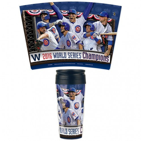 Chicago Cubs 2016 World Series Champions Contour Travel Mug By Wincraft - Pro Jersey Sports