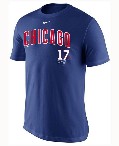Men's Kris Bryant Chicago Cubs Legend Signature Player T-Shirt