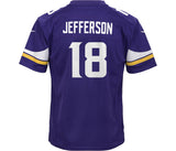 Youth Justin Jefferson Minnesota Vikings Purple Nike Game Jersey - Pro Jersey Sports