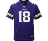 Youth Justin Jefferson Minnesota Vikings Purple Nike Game Jersey - Pro Jersey Sports