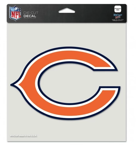 Chicago Bears 8X8 Perfect Cut Decal by Wincraft