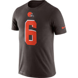 Men's Cleveland Browns Baker mayfield Nike Brown Player Pride Name & Number Performance T-Shirt - Pro Jersey Sports