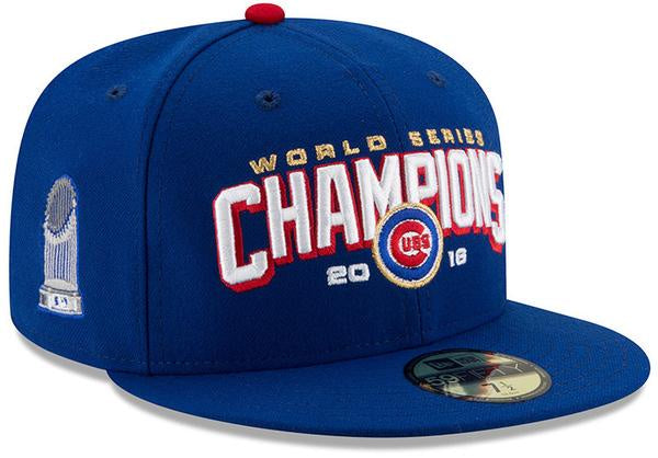 Chicago Cubs 2016 World Series Champions Royal 59FIFTY New Era Fitted Hat