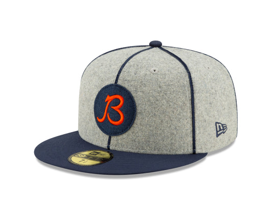 Chicago Bears Established 2019 On Field 1920 Sideline "B" Logo Home 59FIFTY Fitted Hat