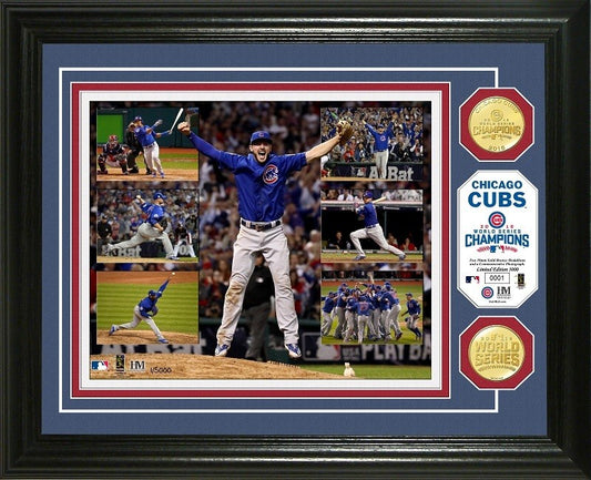 Chicago Cubs 2016 World Series Champions "Key Moments" Bronze Coin Photo Mint