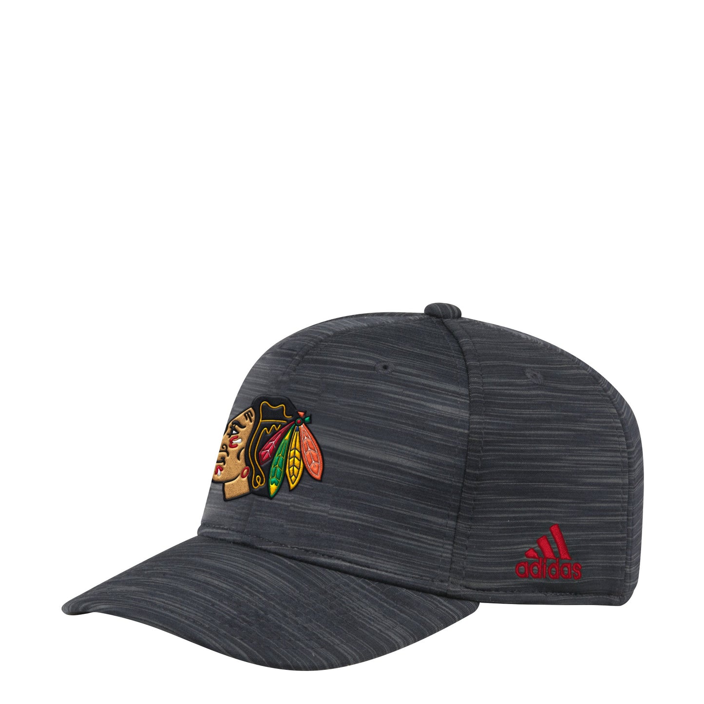 Men’s Chicago Blackhawks Finished Goods Stretch Flex Fit Hat By Adidas