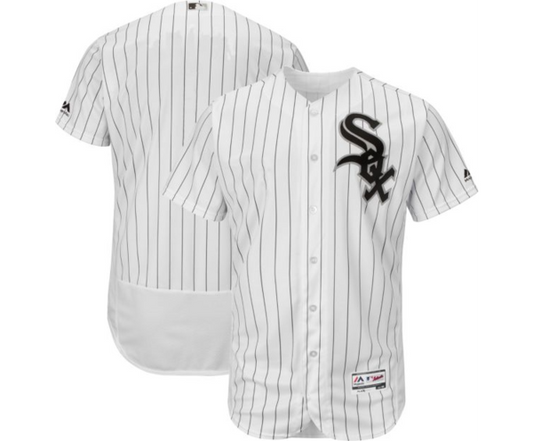 Mens Chicago White Sox Authentic Home Blank Flex Base Jersey
