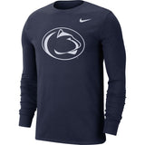 Men's Penn State Nittany Lions Long Sleeve Navy College Nike Dri-Fit Tee - Pro Jersey Sports