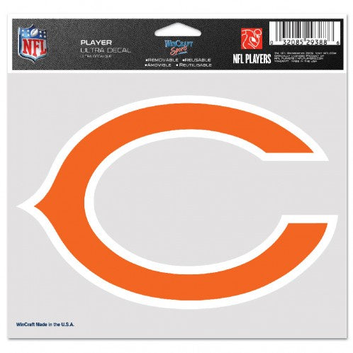 Chicago Bears 5X6 Multi Use Decal By Wincraft