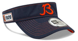 Chicago Bears On Field 1920 Established "B" Logo Road Adjustable Visor - Pro Jersey Sports