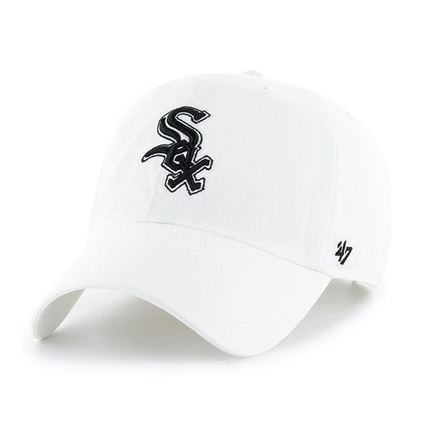 Chicago White Sox MLB '47 Brand White Clean Up Strapback Hat