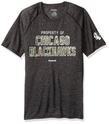 Chicago Blackhawks Division Digital Camo Property Of Ultimate Tee Reebok - Pro Jersey Sports