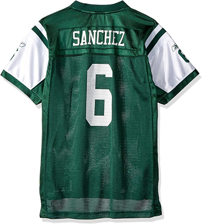 Youth Mark Sanchez New York Jets Reebok Replica Jersey -Green