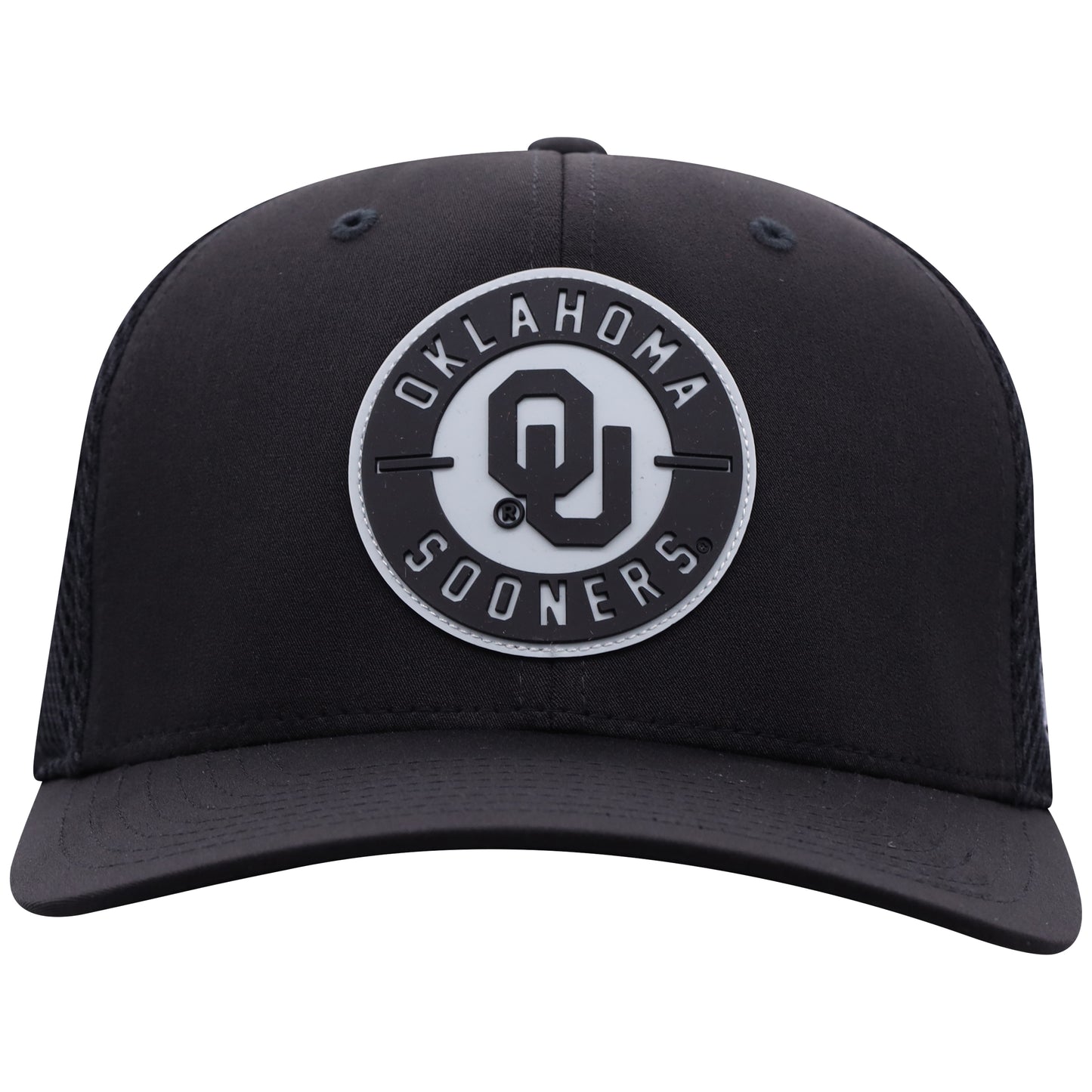 Men's Top Of The World Oklahoma Sooners Black Abbott One Fit Flex Fit Hat