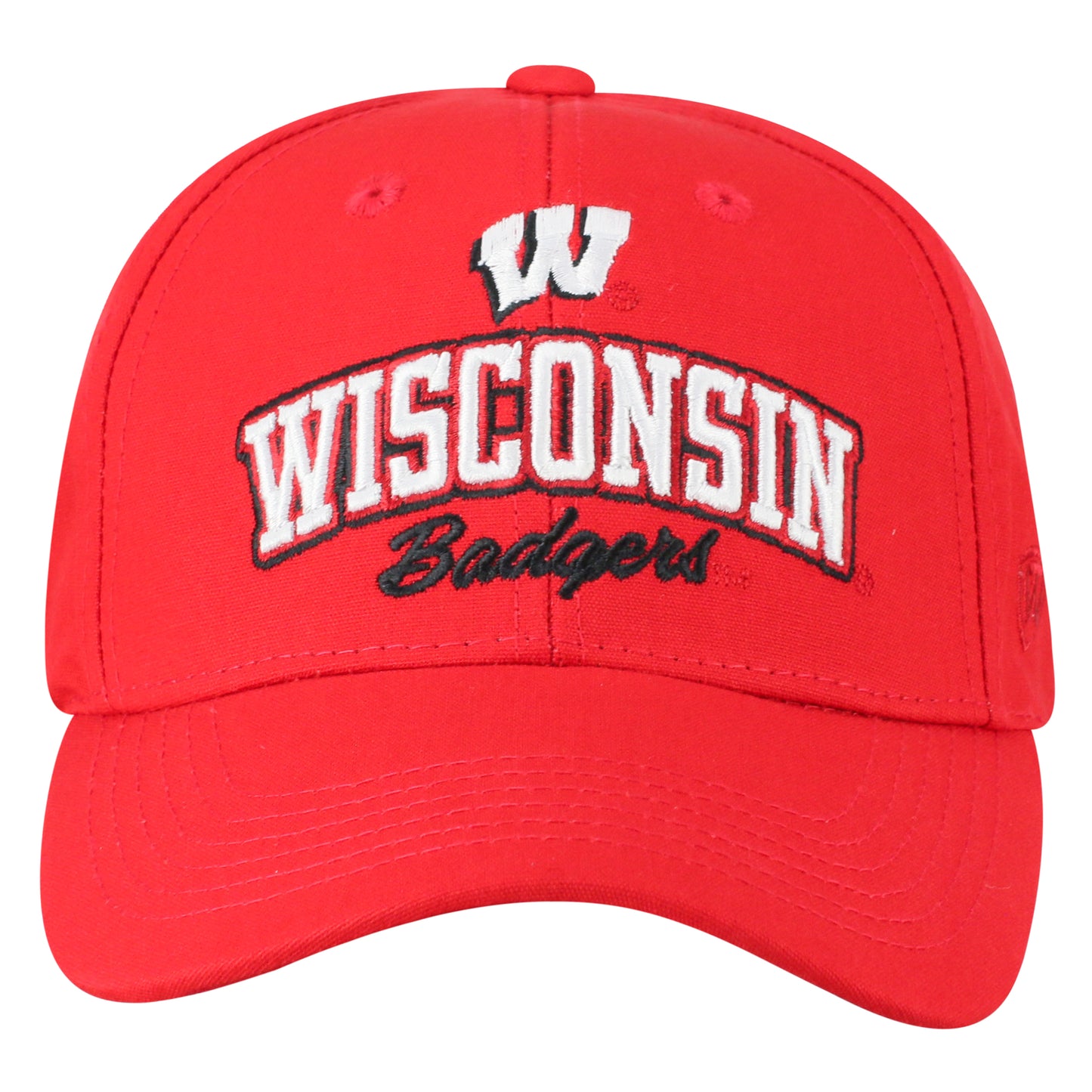 Mens Wisconsin Badgers Advisor Adjustable Hat By Top Of The World