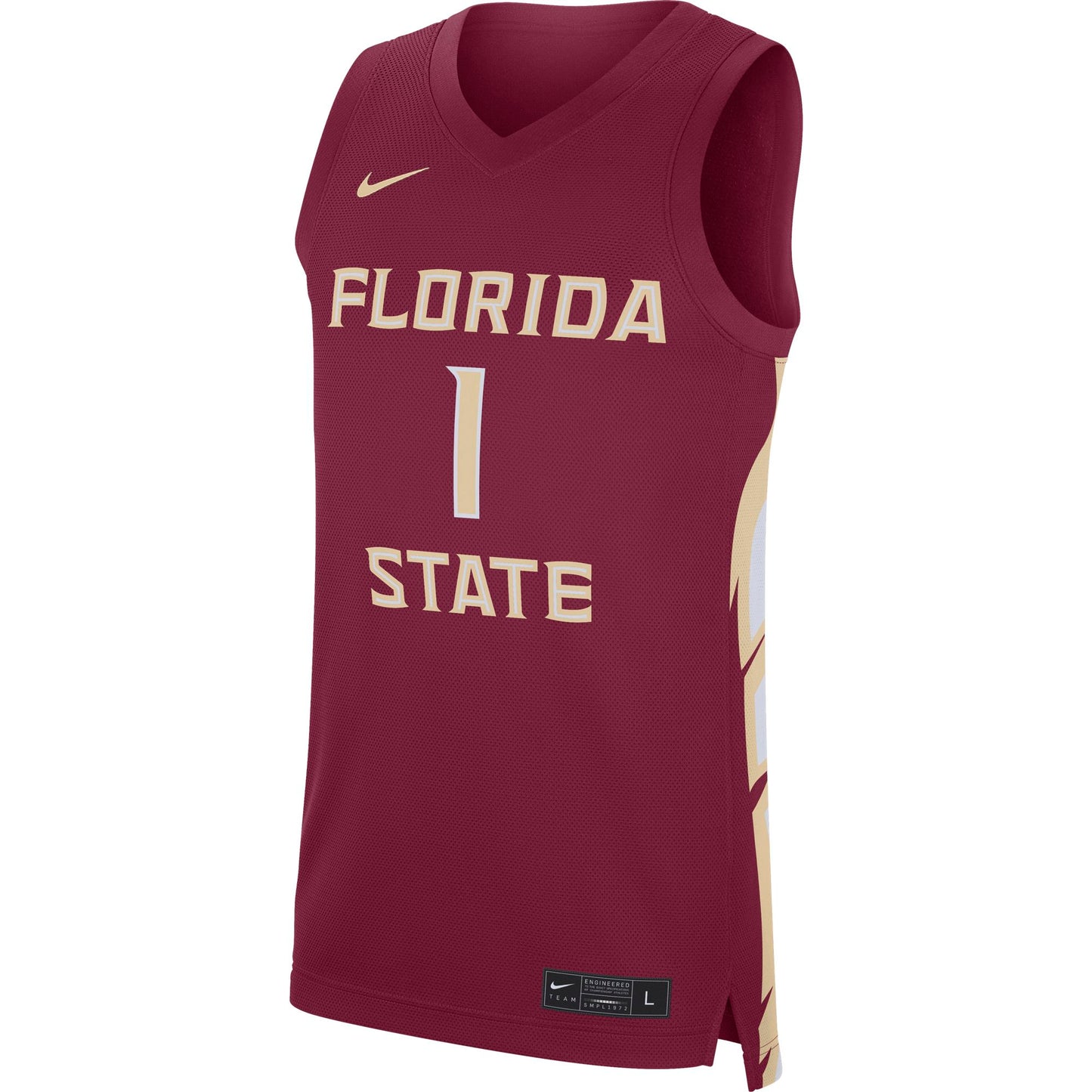 Men's Florida State Seminoles Nike Replica #1 Basketball Jersey – Maroon