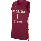 Men's Florida State Seminoles Nike Replica #1 Basketball Jersey – Maroon - Pro Jersey Sports