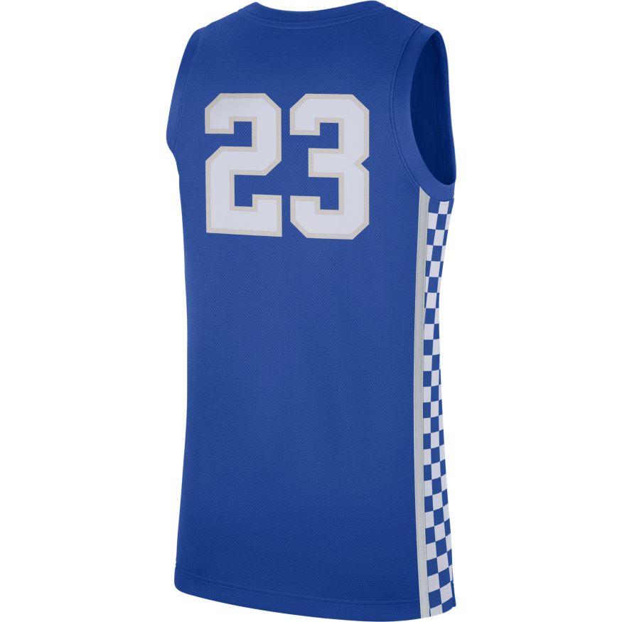 Men's NCAA Kentucky Wildcats #23 Nike Royal Replica Basketball Jersey