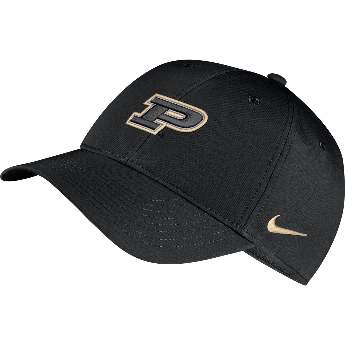 Purdue Boilermakers Nike Legacy 91 Logo Performance Adjustable Hat -Black