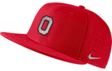 Mens Ohio State Buckeyes Nike Authentic Team Issue Scarlet Aerobill Fitted Hat - Pro Jersey Sports