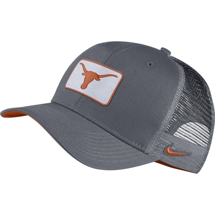 Texas Longhorns Nike Classic 99 Trucker Adjustable Gray Snapback Hat