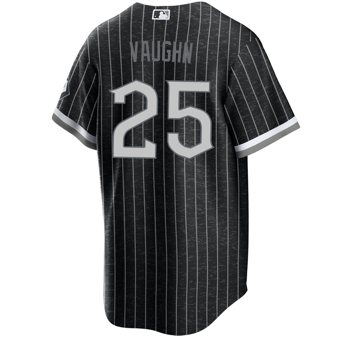 Men's Andrew Vaughn Chicago White Sox Nike Black City Connect Premium Stitch Replica Jersey