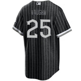 Men's Andrew Vaughn Chicago White Sox Nike Black City Connect Premium Stitch Replica Jersey - Pro Jersey Sports
