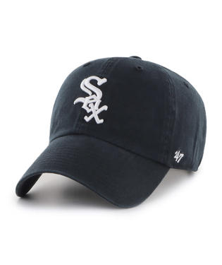 Men's Chicago White Sox Black Heritage Clean Up Adjustable Hat By '47 Brand