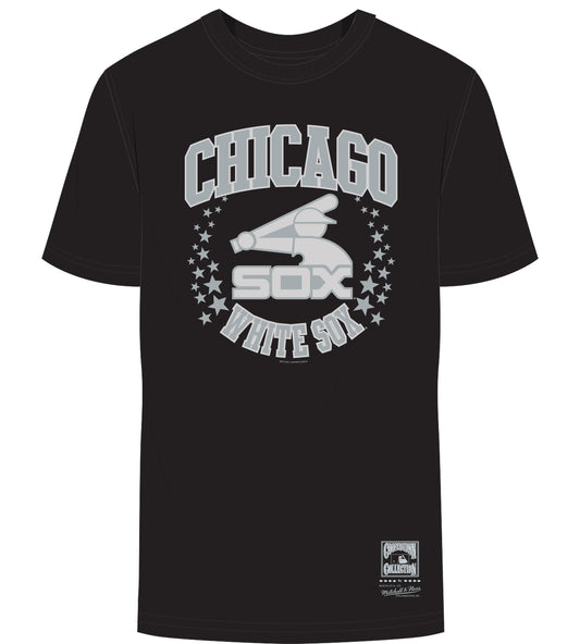 Men's Chicago White Sox Mitchell And Ness Cooperstown Collection Black Hometown Champs Tee