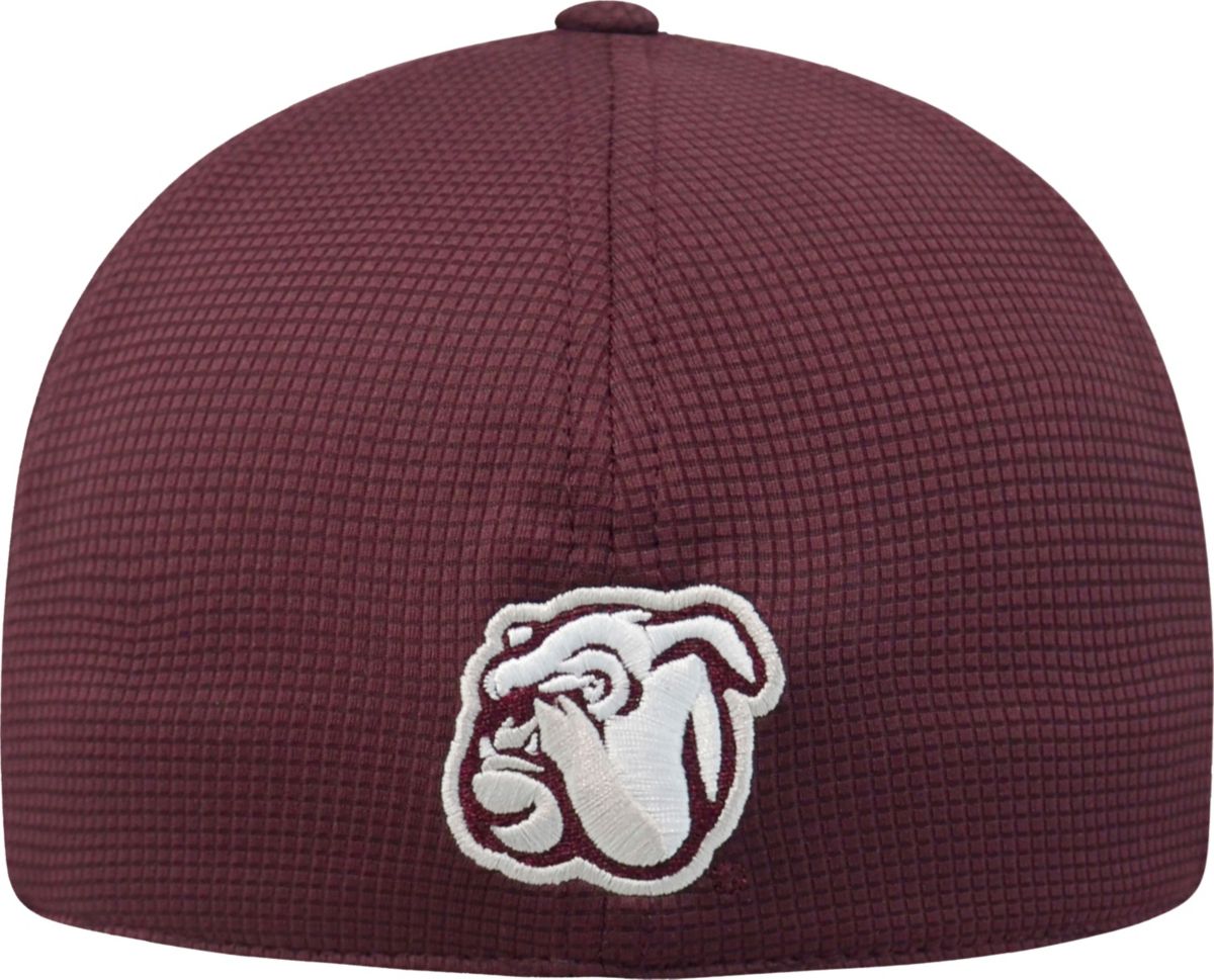 Top of the World Men's Mississippi State Bulldogs Maroon Booster Plus 1Fit Flex Hat