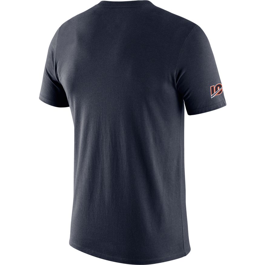 Men's Chicago Bears Monsters of the Midway Navy Local Sideline Short Sleeve Tee
